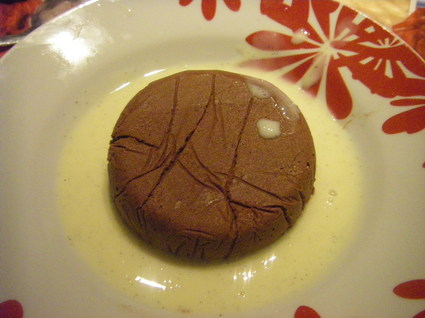 Marquise au chocolat et crème anglaise maison