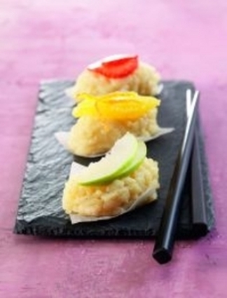 Recette de sushis aux fruits