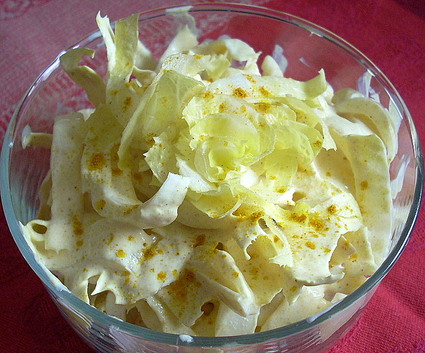 Recette de salade d'endives au curry