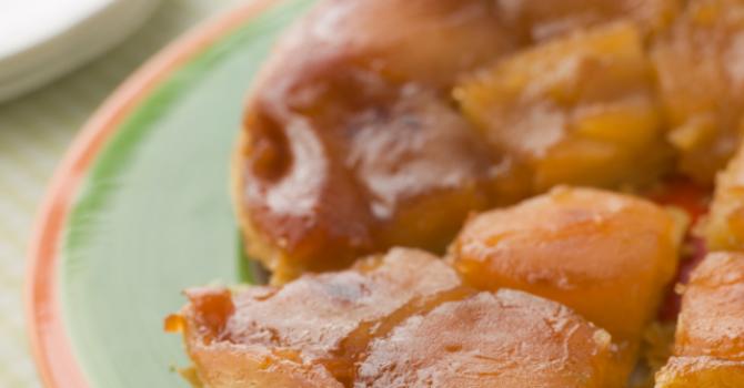 Recette de tarte aux pommes caramélisées