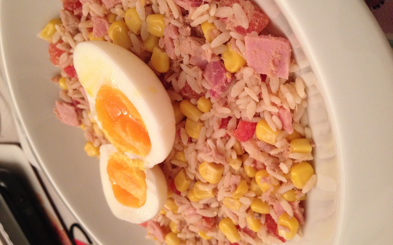 Recette salade de riz pas chère et facile > cuisine étudiant