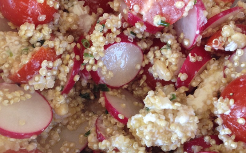 Recette salade quinoa-radis-chèvre économique et facile > cuisine ...