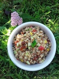Recette de taboulé quinoa-boulgour