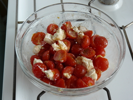 Recette salade de tomates (entrée froide)