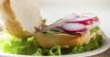 Recette de sandwich diététique aux radis et jambon