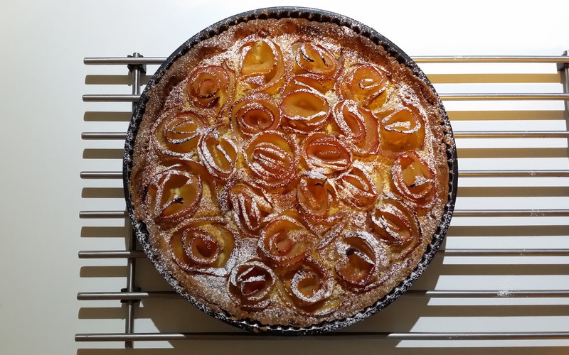 Recette apple rose tart économique > cuisine étudiant