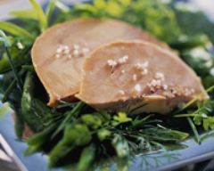 Recette foie gras de canard au gros sel