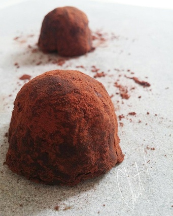 Recette truffes au chocolat noir (friandises)