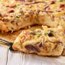 Tarte oignons fromage