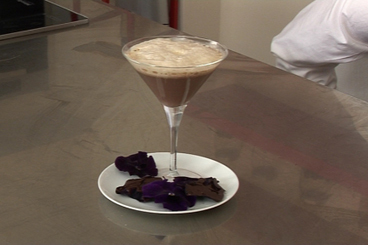 Recette de cappuccino au chocolat et nuage d'orchidée rapide
