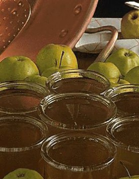 Gelée de pommes à la menthe pour 8 personnes