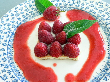 Recette de croquante aux fraises