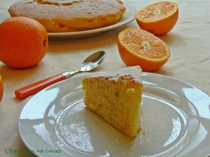 Recette de schiacciata fiorentina, gâteau à l'orange