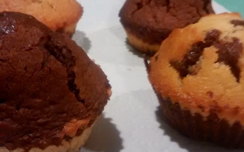 Recette muffin marbré chocolat / pépites de chocolat pas chère et ...