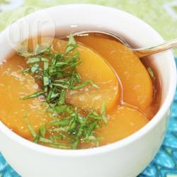 Recette soupe de pêches au basilic – toutes les recettes allrecipes