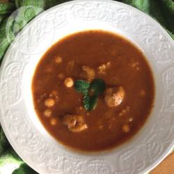 Recette chorba hamra bel frik : soupe algérienne à la tomate et au ...