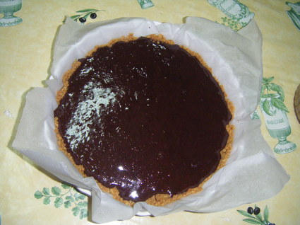 Recette de tarte au chocolat et rhum