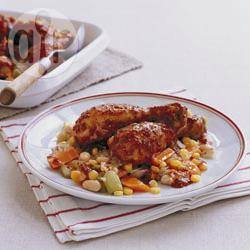 Recette pilons de poulet braisés aux légumes – toutes les recettes ...