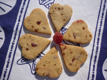 Recette de biscuits craquants aux fraises séchées