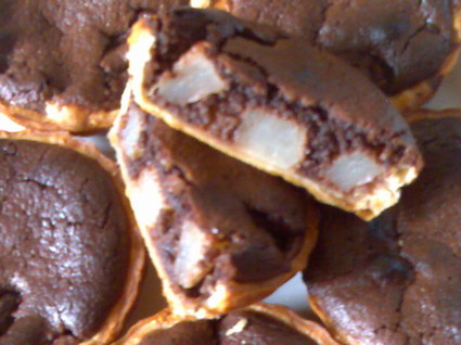 Recette de tartelettes amandines chocolat et poires williams