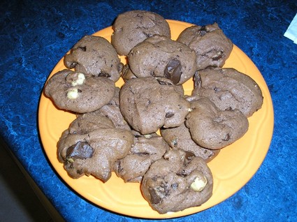 Recette cookies chocolat-noisettes (cookie)