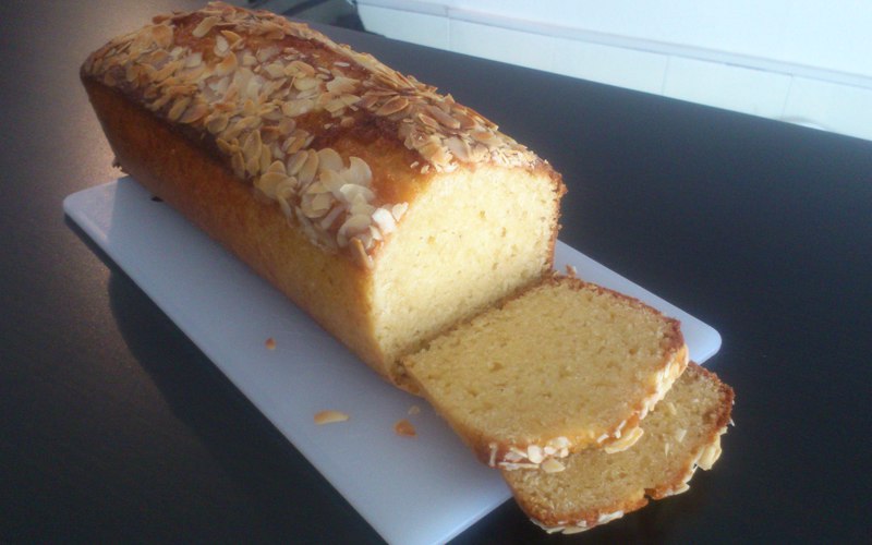 Recette cake aux amandes pas chère et facile > cuisine étudiant