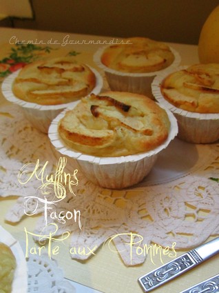 Muffins façon tarte aux pommes