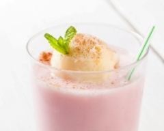 Recette milkshake de fraises, fraises tagada et fromage frais