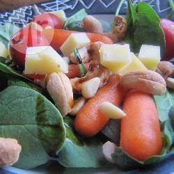 Recette salade aux pousses d'épinards – toutes les recettes ...