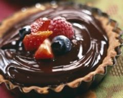 Recette tartelettes au chocolat et aux fruits rouges